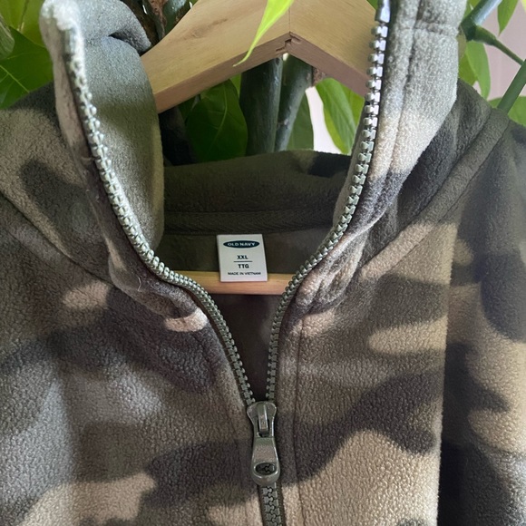 🐢🤎🐢 FLEECE CAMO HALF ZIP🐢🤎 - Picture 5 of 5